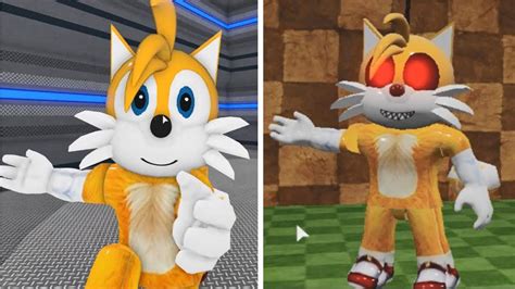 ROBLOX OLD TAILS VS NEW TAILS INFECTION JUMPSCARE Roblox Piggy FANGAME