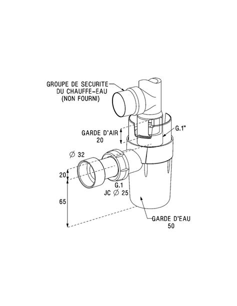 Pack groupe de sécurité COMAP 889 Siphon Plomberie Online