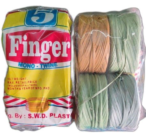 Multicolor PP Polypropylene Plastic Twine Sutli Five Finger Plastic