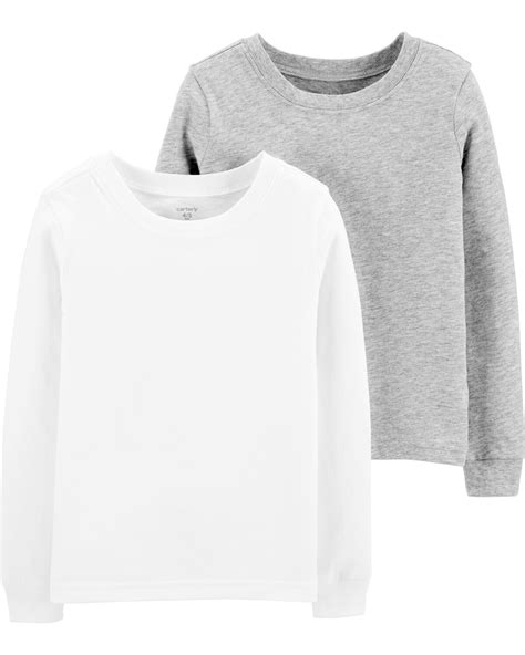 Whiteheather 2 Pack Long Sleeve Undershirts