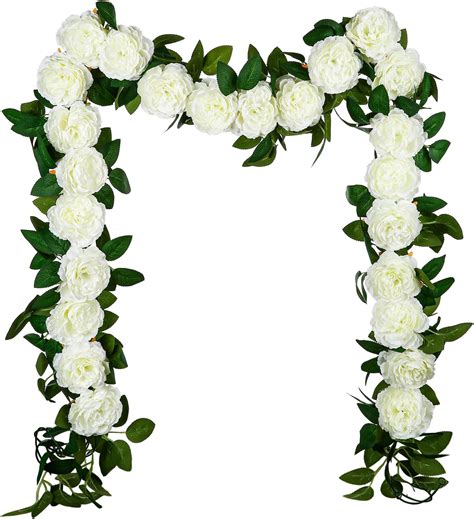 Floweroyal Pack Artificial Flower Garlands Ft Eucalyptus Garlands