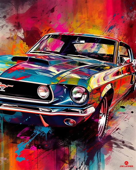 Mustang Poster - Joe Latimer | A Creative Digital Media Artist | Winter ...