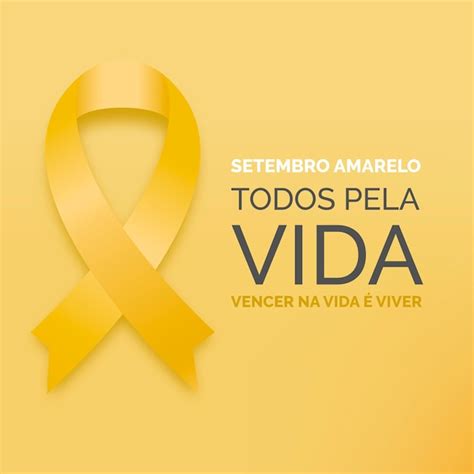 Setembro Amarelo Thema Kostenlose Vektor