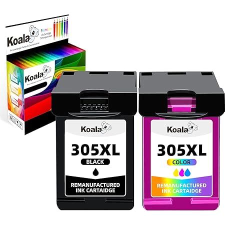 Koala Remanufacturado Cartuchos De Tinta Reemplazo Para HP 305 XL 305XL