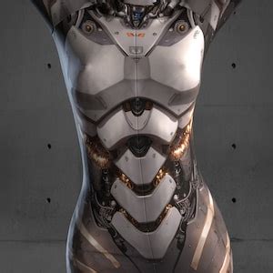 Halloween Armor Cyborg Costume Custom Fit Available Cyberpunk Clothing