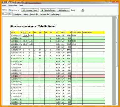 Perfekt Vorlage Arbeitszeit Datev Kostenlos F R Sie