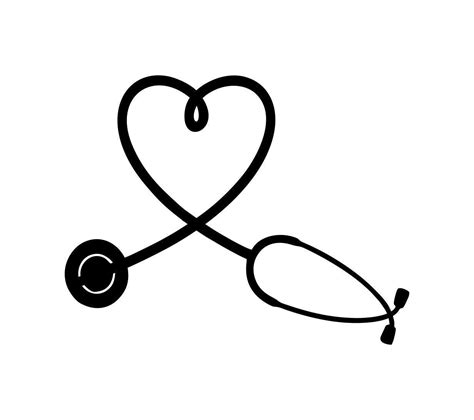 Stethoscope Heart Nurse Doctor Emt Signs Cut Metal Sign Metal Wall