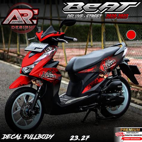 Cod Terbaru Decal Sticker Honda Beat Deluxe Street