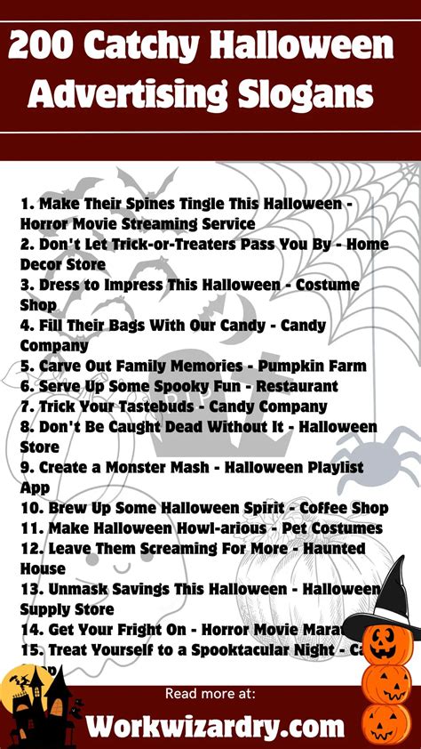 200 Halloween Advertising Slogans To Haunt Your Potential Customers