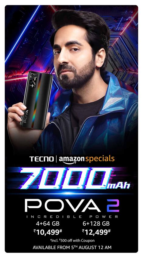 Tecno Pova Launched With Mediatek Helio G Chipset And Mah