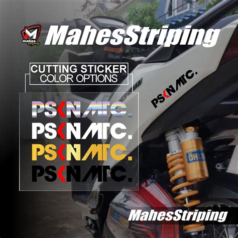 Jual Mahes Striping Cutting Sticker Psknmtc Pasukan Matic Original