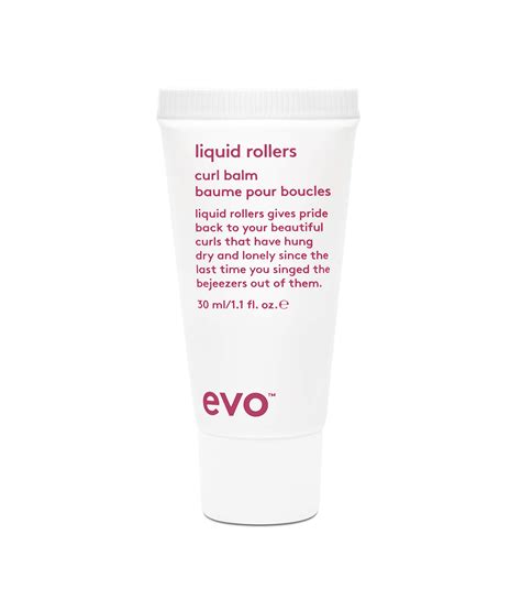 Evo Liquid Rollers Curl Balm Enhances Natural Curls Controls Frizz