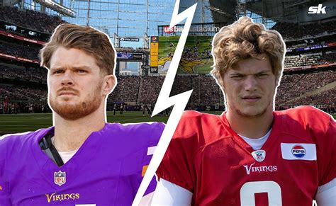 Sam Darnold Vs JJ McCarthy Who Will Start Vs Raiders Vikings HC Lays