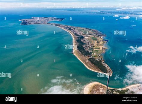 France Vendee Noirmoutier Island Aerial View Stock Photo Alamy