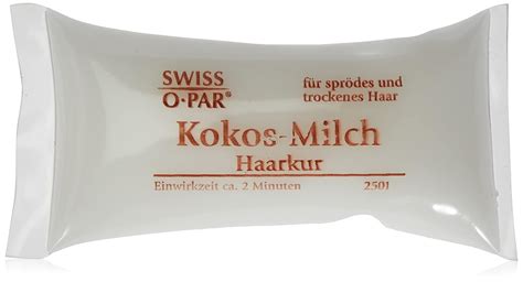 Swiss O Par Haarkur Kissen Kokos 1er Pack 1 X 25 Ml Amazon De