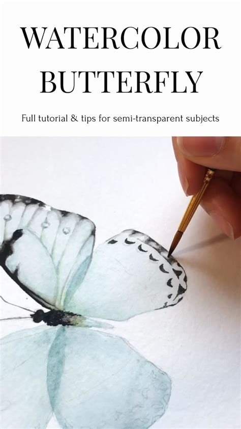 Watercolor Butterfly Tutorial [Video] | Butterfly tutorial, Butterfly ...