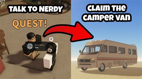 HOW TO GET A CAMPER VAN RV Roblox A Dusty Trip Campinghand