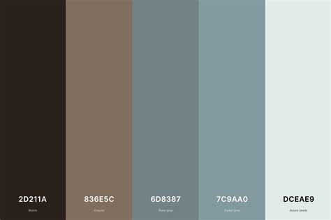 20 Brown Color Palettes With Names And Hex Codes Artofit