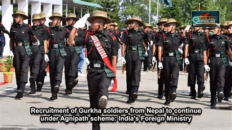 Recruitment Of Gurkha Soldiers From Nepal To Continue Under Agnipath