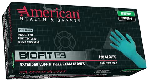 Ahs Gn900 1 Biofit Ec Nitrile Exam Gloves Critical Tool