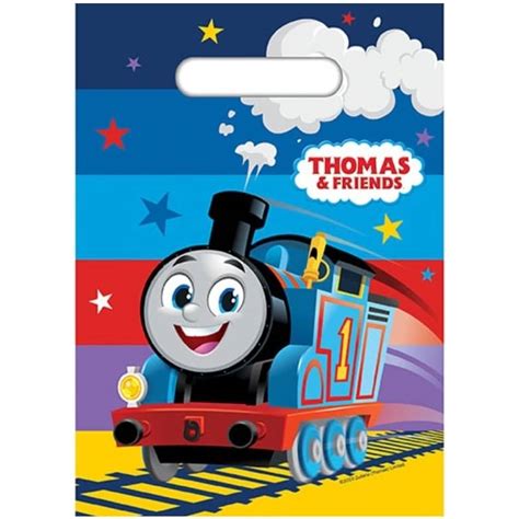 Thomas The Tank Engine Plastic Party Bags 8pk Party Owls