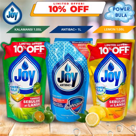 KZLA Joy Dishwashing Liquid Power Bula Kalamansi 1 05L Antibac 1L