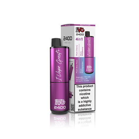 Ivg 2400 4 In 1 Multi Flavour Plum Edition