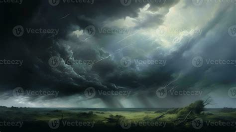 Abstract Background Of Wind And Weather Generative AI 29856898 Stock