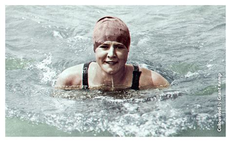 Gertrude Ederle became the first woman to swim across the English ...