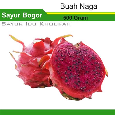 Jual Buah Naga Merah Segar 500 Gram Toko Buah Segar Bogor Freshmart