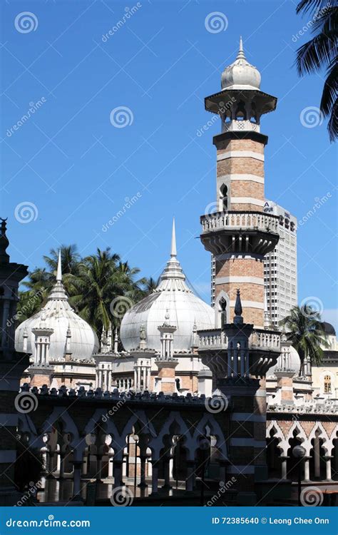 Historic Mosque Masjid Jamek At Kuala Lumpur Malaysia Stock Photo