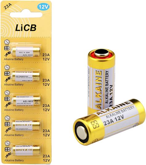 A23 23A 12V Alkaline Battery 5 Pack