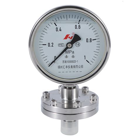 Pressure Gauge Diaphragm Model Bar Npt Pressure