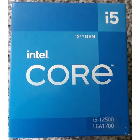 含稅開發票 Intel Core I5 12500 Cpu 中央處理器 台灣公司貨 盒裝 全新未拆 蝦皮購物