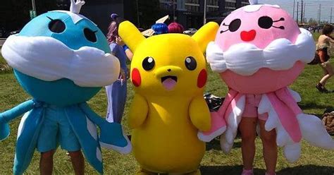 Jellicent and Pikachu Mascot Costumes : r/pokemon