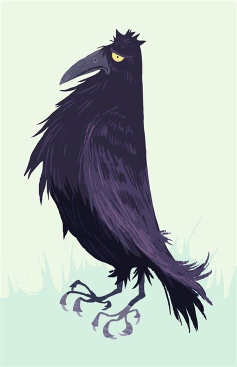 Crow Character Design By Sofia Shen Sofiayshengmai Sofiessketches