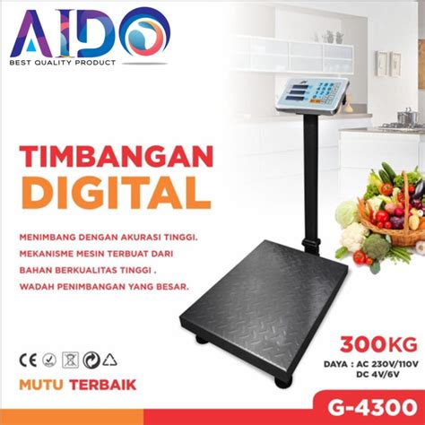 Jual Timbangan Duduk Digital Kapasitas Kg Elektrik Platform Scale