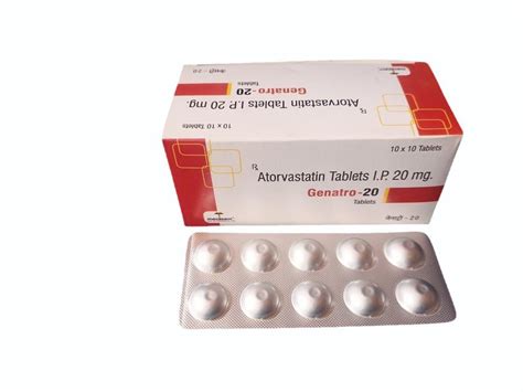 Atorvastatin 20 Mg Tablets At Rs 300 Box Pharmaceutical Injection In