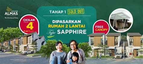 Perumahan Grand Almas Residence Tigaraksa Tangerang Sapphire 2 Lt