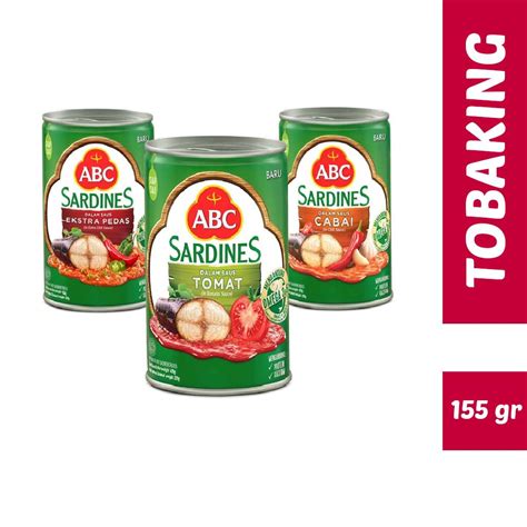 Jual Sarden Abc Sardines Tomat Cabai Extra Pedas Gr Shopee Indonesia