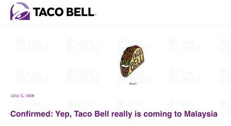 There’s Another Taco Bell Outlet Opening in Malaysia? - Nookmag