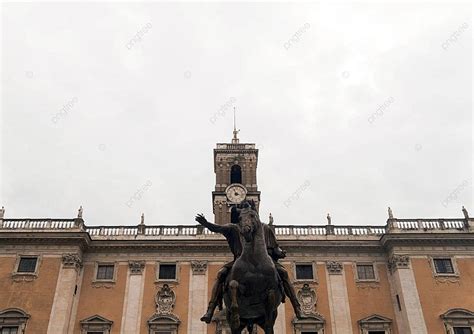 Piazza Di Campidoglio Square Piazza Del Campidoglio Sculpture Photo ...