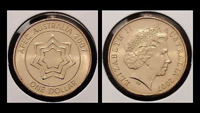 Apec Australia One Dollar Uncirculated Coin Elizabeth Ii Ex