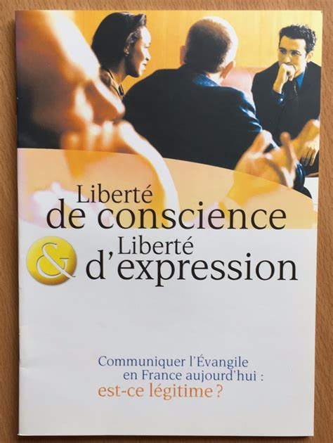 Liberté De Conscience And Liberté Dexpression