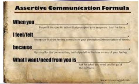 Assertive Skills In Communication Flashcards Quizlet