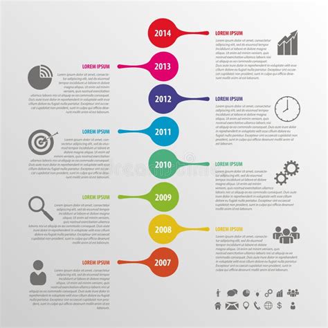 时间安排infographics 向量例证 插画 包括有 进程 流程图 步骤 顺序 投资组合 线路 98179159