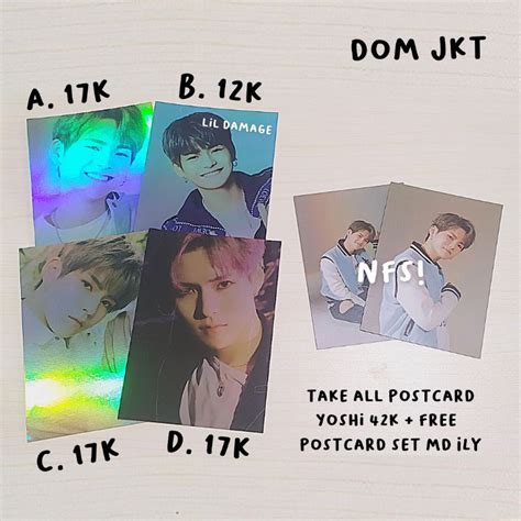 Jual Postcard File Folder Yoshi Pc Photocard Asahi Welcol Mashiho