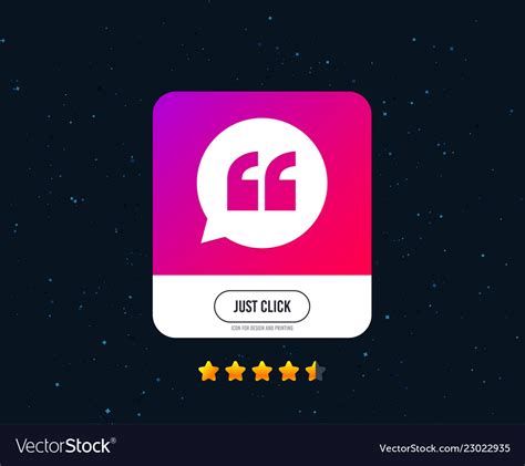 Quote Sign Icon Quotation Mark Symbol Royalty Free Vector