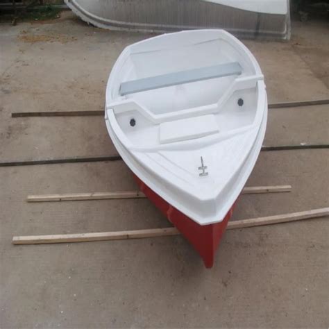 Small Dinghy Fiberglass Fishing Boat Rowingboat With Pvc Air Tube Buy