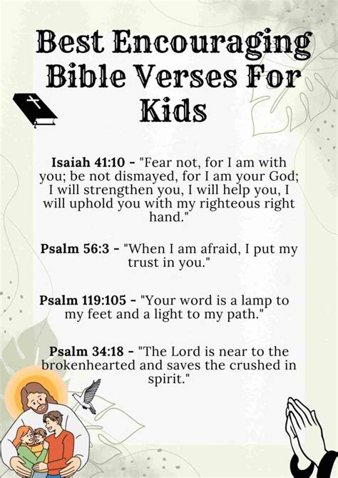 Encouraging Bible Verses For Kids Archives † ️️ Daily Blessings Prayer ️